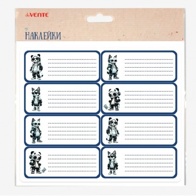 deVente/Наклейки для тетрадей Набор 8шт 4х9,6см Hey Bro/8066604/24/144/576 deVente/Наклейки для тетрадей Набор 8шт 4х9,6см Hey Bro/8066604/24/144/576