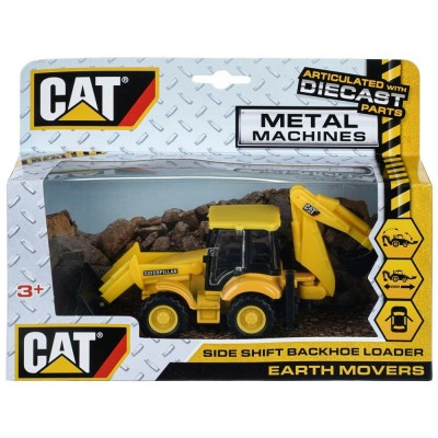 Технопарк Игрушка Машина Caterpillar экскаватор - погрузчик, 15 см, металл, дверь, инерционная SB-24-05-01-NW Китай Технопарк Игрушка Машина Caterpillar экскаватор - погрузчик, 15 см, металл, дверь, инерционная SB-24-05-01-NW Китай