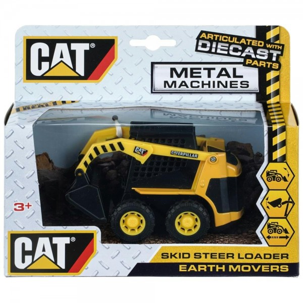 Технопарк Игрушка   Машина Caterpillar Погрузчик  мини, 12 см, металл, подвижные детали, инерционная SB-24-04-01-NW Китай
