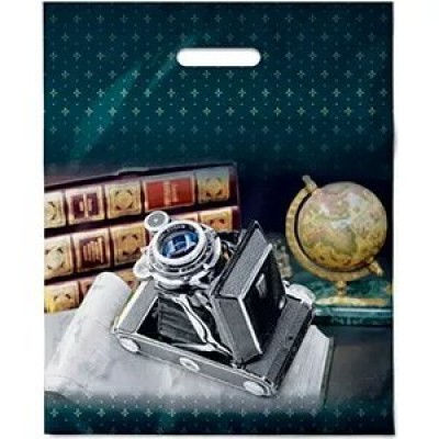 Интерпак/Пакет полиэтиленовый с вырубной ручкой. Фокус 380 х 470/ВУР63422/