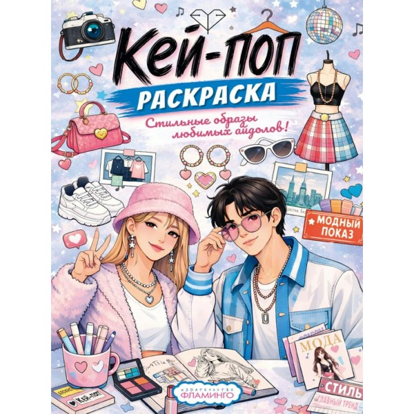Кей-поп раскраска №2. 