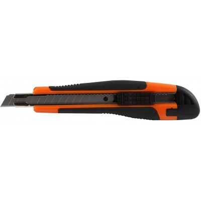 Нож канцелярский 9мм 2 запасных лезвия CK0200 Lamark 24/480 128/45150