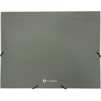Папка на резинке А4 600мкм серая TF0125-GR Lamark  128/63152