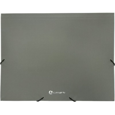 Папка на резинке А4 600мкм серая TF0125-GR Lamark 128/63152 Папка на резинке А4 600мкм серая TF0125-GR Lamark 128/63152
