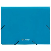 Папка на резинке А5 400мкм голубая TF0135-LB Lamark 128/63168 Папка на резинке А5 400мкм голубая TF0135-LB Lamark 128/63168