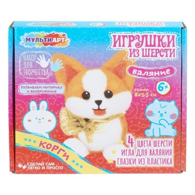 Фигурка из шерсти Корги VAL-129850 МультиАрт