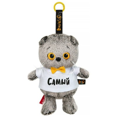 Budi Basa Игрушка Брелок. Кот Басик в футболке, мягкая, 15 см Kta-010 Россия Budi Basa Игрушка Брелок. Кот Басик в футболке, мягкая, 15 см Kta-010 Россия