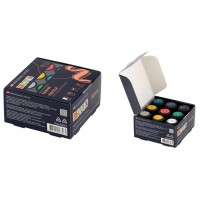 Краска по ткани акриловая 9 цветов 20мл Decola 4141111 ЗХК