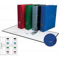 Папка регистратор 70мм А4 Work inside ламин. черн. 19864 ErichKrause