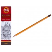 Карандаш чернографитный технический 4B 6-гранный, заточенный 1500-4B Koh-I-Noor 12/144 012411 Карандаш чернографитный технический 4B 6-гранный, заточенный 1500-4B Koh-I-Noor 12/144 012411