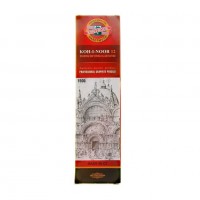 Карандаш чернографитный технический B 6-гранный, заточенный 1500-B Koh-I-Noor 12/144 010297