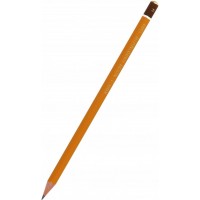 Карандаш чернографитный технический H 6-гранный, заточенный 1500-H Koh-I-Noor 12/144 010298