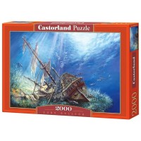 Castor Land Пазл 2000  Затонувший корабль C-200252 Польша