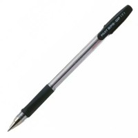 Ручка шариковая черная 0,7мм резиновый грип BPS-GP-F/B Pilot 12/144