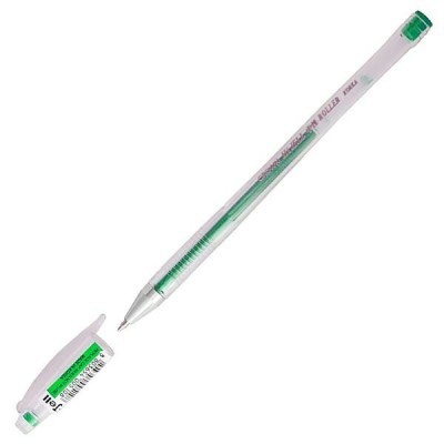 Ручка гелевая Hi-Jell Color светло-зеленая 0,7мм HJR-500H Crown  001970