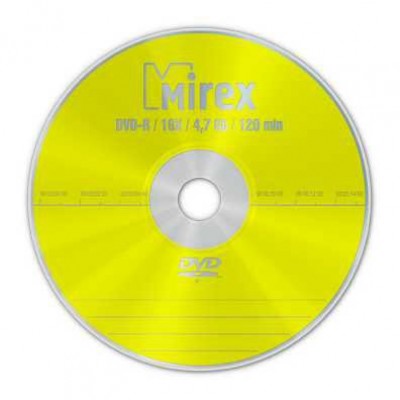 Диск DVD-R 4.7Gb 16x 25шт.Cake box UL130003A1M Mirex