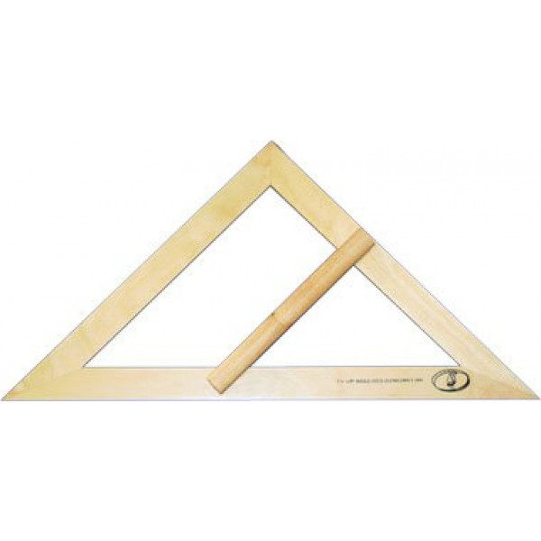 Треугольник деревянный 45гр для классной доски равнобедренный С370 Можга 1/26