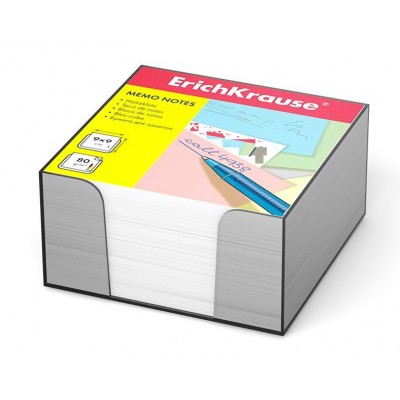 Блок бумажный 90х90х50 пластиковая подставка белый 80г/м2 2716 ErichKrause