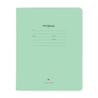 Тетрадь 12 листов А5 клетка Народная Зеленая 7-12-086/1 Альт 10/220