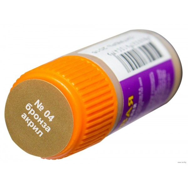 Краска акриловая для моделей Металлик бронза 04-АКР Звезда