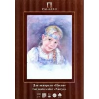 Папка для акварели А4 200г/м2 10 листов Настя с хлопком ПАН/А4 Лилия  Т22012