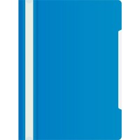Скоросшиватель пластиковый А4 120/160мкм синий 816295 Бюрократ 20/200 PS20blue