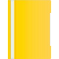 Скоросшиватель пластиковый А4 120/160мкм желтый 816310 Бюрократ 20/200 PS20yel