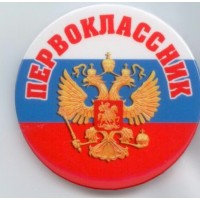 Горчаков/Значок. Первоклассник. Российская символика/53.61.041/
