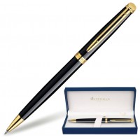 Ручка подарочная шариковая Hemisphere Mars Black/GT стержень Mblk S0920670 22002 Waterman Ручка подарочная шариковая Hemisphere Mars Black/GT стержень Mblk S0920670 22002 Waterman