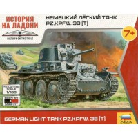 Сборная модель пластиковая Немецкий Танк Т-38 7 деталей 6130 Звезда