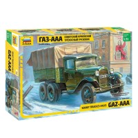 Сборная модель пластиковая Советский армейский трехосный грузовик ГАЗ-ААА 35 деталей 3547 Звезда Сборная модель пластиковая Советский армейский трехосный грузовик ГАЗ-ААА 35 деталей 3547 Звезда