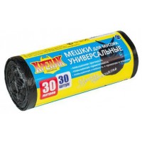 Хозяйственные товары Пакеты для мусора 30 литров 30шт 9мкм Крепак без ручек рулон 48110 Хозяйственные товары Пакеты для мусора 30 литров 30шт 9мкм Крепак без ручек рулон 48110