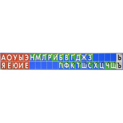 Звукобуквенный ряд. Малый формат 770 х 110. 