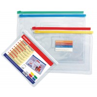 Папка на молнии А5 140мкм Zip Pocket ассорти 2937 ErichKrause 12/240/960 Папка на молнии А5 140мкм Zip Pocket ассорти 2937 ErichKrause 12/240/960