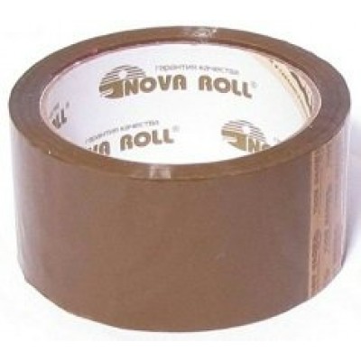 Скотч упаковочный 48х66 коричневый 203 0120-335Х Nova Roll 6/36