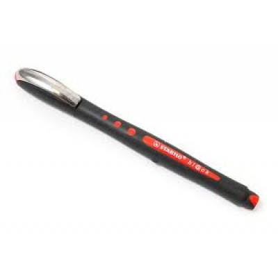 Ручка роллер красная 0,3мм 1016/40 Stabilo