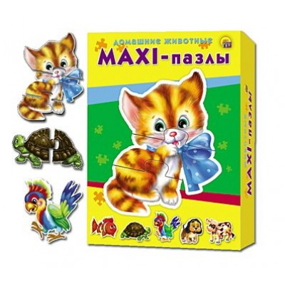 Рыжий кот Пазл-Макси 6  Домашние животные ПМ-7977 Россия