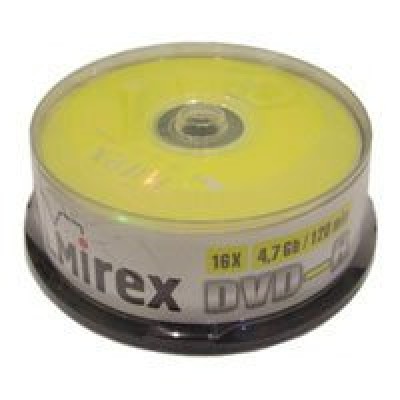 Диск DVD-R 4.7Gb 16x 50шт Cake box UL130003A1B Mirex