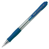 Ручка шариковая автоматическая синяя 1мм резиновый упор BPGP-10R-M/L Pilot 12/144