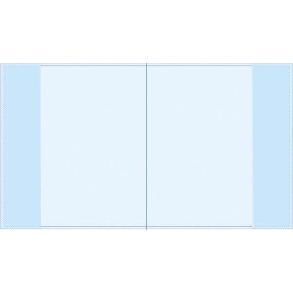 Обложка для тетрадей и дневников 215х350мм 50мкм прозр. 8051303 deVente 200/1600