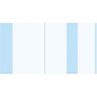 Обложка для тетрадей и дневников 215х390мм 60мкм прозр. с самокл. пол. 8052300 deVente 200/1600