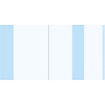 Обложка для тетрадей и дневников 215х390мм 60мкм прозр. с самокл. пол. 8052300 deVente 200/1600