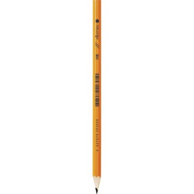 Карандаш чернографитный HB 1,85мм Attomex 6-гранный, заточенный, желтый корпус 5032312 deVente 12/144/1440
