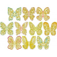 ФДА/Набор украшений на скотче. Бабочки большие/НР-21/10 шт ФДА/Набор украшений на скотче. Бабочки большие/НР-21/10 шт