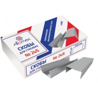 Скобы для степлера №24/6 1000шт Attomex 4141300 deVente 10/500 Скобы для степлера №24/6 1000шт Attomex 4141300 deVente 10/500