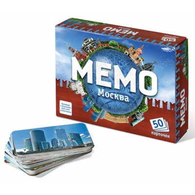 Нескучные игры Игра 51 Мемо Москва 7205 Россия Нескучные игры Игра 51 Мемо Москва 7205 Россия