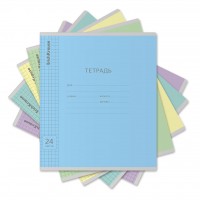 Тетрадь 24 листа А5+ 170х203 клетка Классика Visio 60г/м2 35334 ErichKrause 10/160