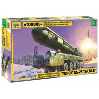 Сборная модель пластиковая РРК Тополь 309 деталей 5003 Звезда