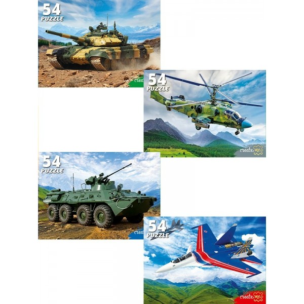 Рыжий кот Пазл 54  Транспорт П54-3667 Россия ассортимент