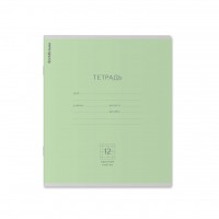 Тетрадь 12 листов А5+ 170х203 КРУПНАЯ клетка Классика зеленая 60г/м2 35186 ErichKrause 10/280